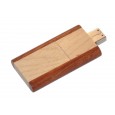 Wooden USB stick slide-turn model 2 colors 8GB